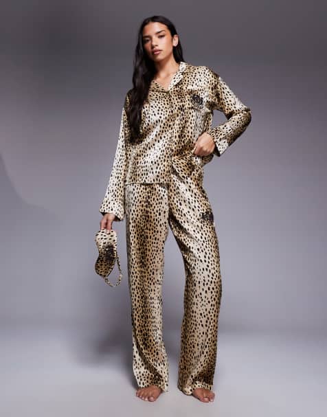 Juicy Couture - Naturfarvet pyjamassæt med leopardmønster - view 1