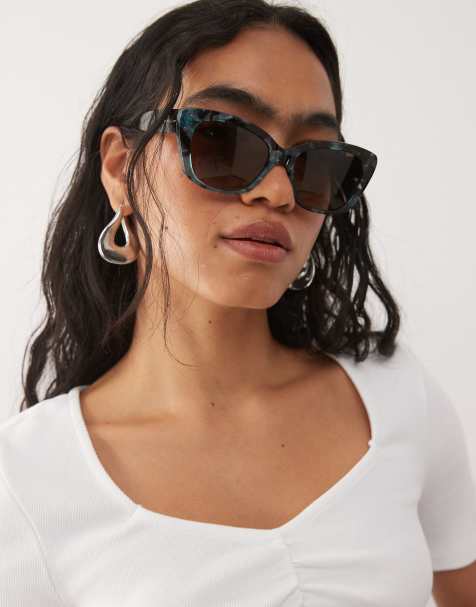 Juicy Couture - Occhiali da sole cat-eye marrone havana - view 1