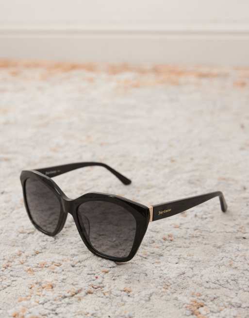  Juicy Couture - Occhiali da sole cat-eye oro/nero, 2 di 3