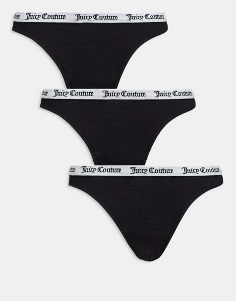 Juicy Couture - Pakke med 3 par sorte trusser - view 1