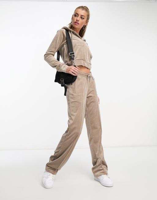Juicy Couture - Pantalon d'ensemble de survêtement en velours - Marron, 4 de 4
