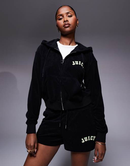 Juicy Couture Perkin shorts in black - BLACK, 2 of 5