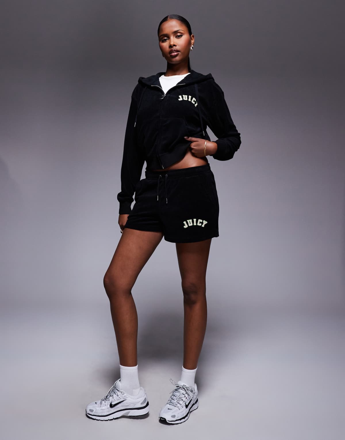 Juicy Couture perkin shorts in black