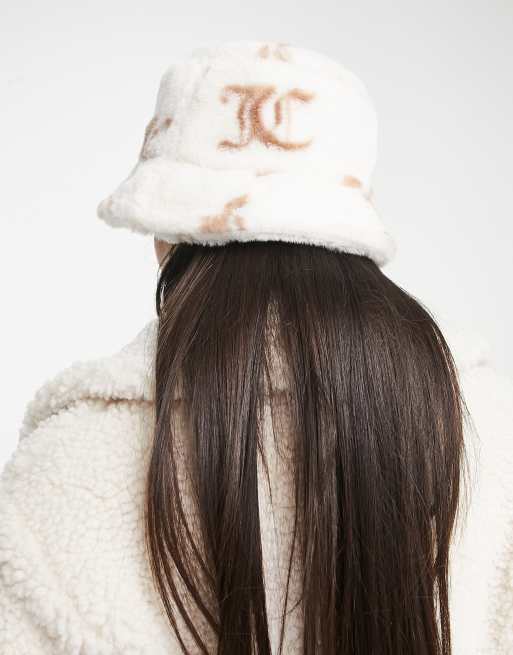 Chanel fur bucket online hat