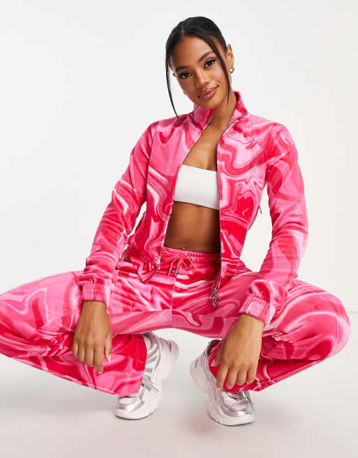 Juicy couture store hot pink tracksuit