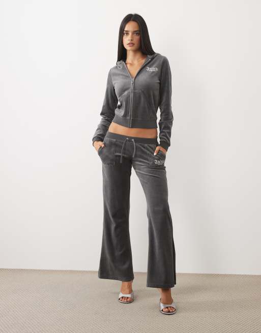 Juicy Couture Robyn hoodie zippé à logo rebelle noir, 3 de 4