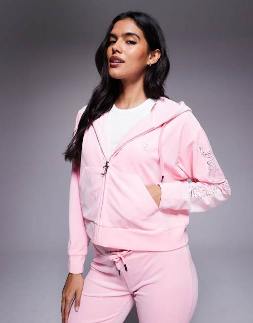 Juicy Couture – Różowy zapinany na zamek luźny zestaw, 2 z 3