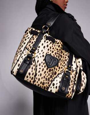 Juicy Couture - Sac style années 2000 - Guépard naturel-Brown