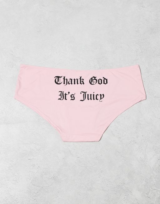 Juicy Couture - Set van 7 onderbroeken met hoge taille in pastel multi, 3 van 3
