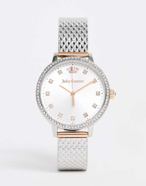 Juicy couture best sale silver watch