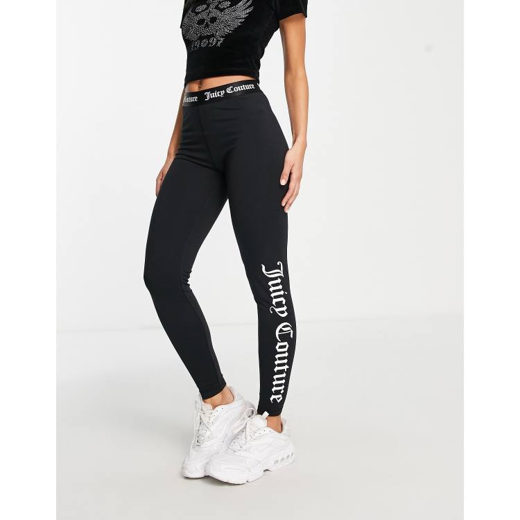 Juicy Couture - Active - Sorte leggings - Del af sæt