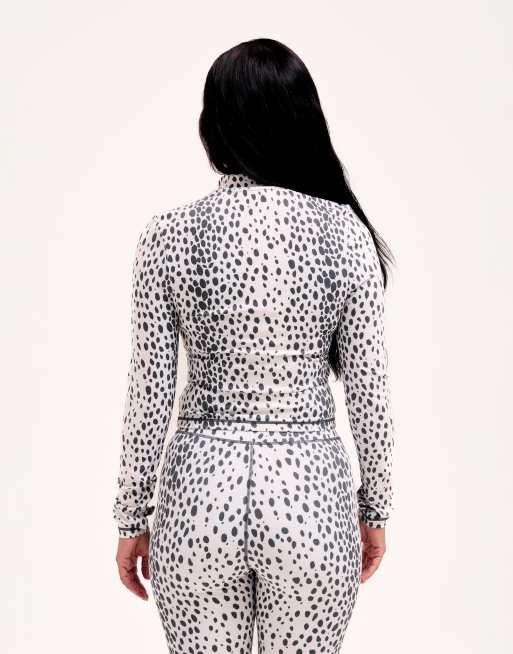 Juicy Couture - Termisk og langærmet top med leopardprint - Del af sæt, 3 af 4