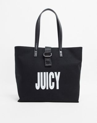 Juicy Couture - Tote met logo-Zwart