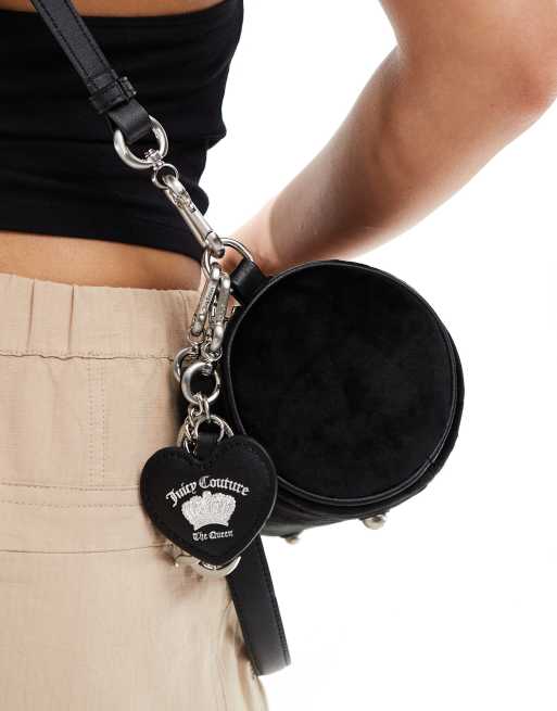 Inertia Designs Cruiser Barrel Bag - Hibiscus Black, 2.3L Motorcycle Tool Storage, Made In USA