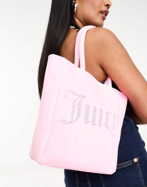 Juicy couture pink tote bag sale