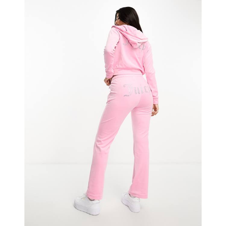 Shape Dusty Pink Velour Skinny Sweatpant