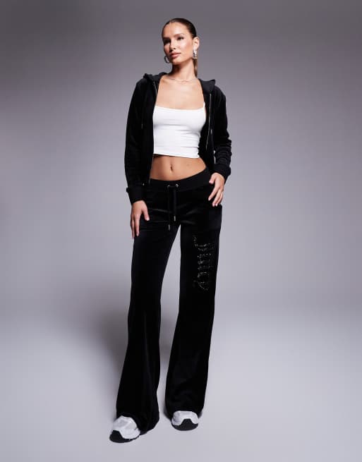 トップス enof velour jersey zip tops black velour jersey zip tops – ENOF