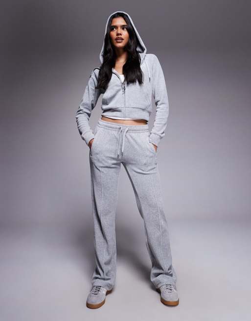 Juicy Couture zip up hoodie in grey (part of a set) | ASOS