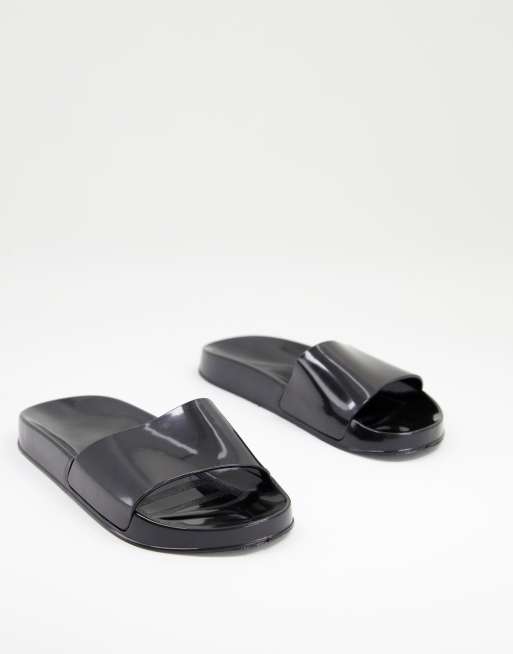 Juju - Sliders basse in gomma, colore nero