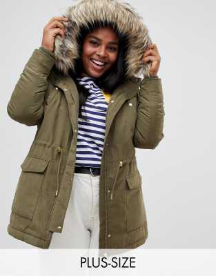 fur trim parka