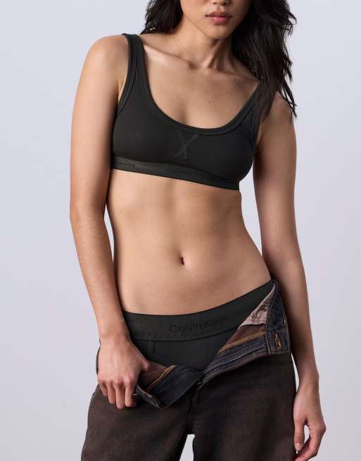 Jung Kook for  　ブラレット　M Jung Kook for Calvin Klein bralette in black | ASOS