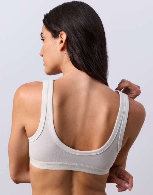 Jung Kook for Calvin Klein bralette in off-white | ASOS