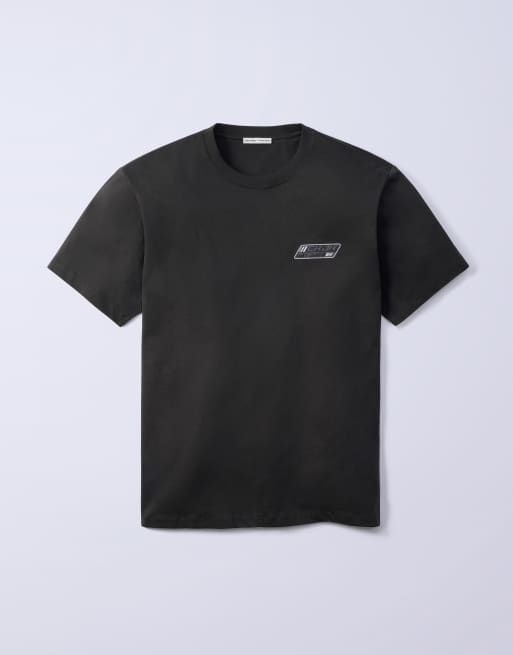 Jung Kook for Calvin Klein - Sort T-shirt med racermærke, 2 af 3