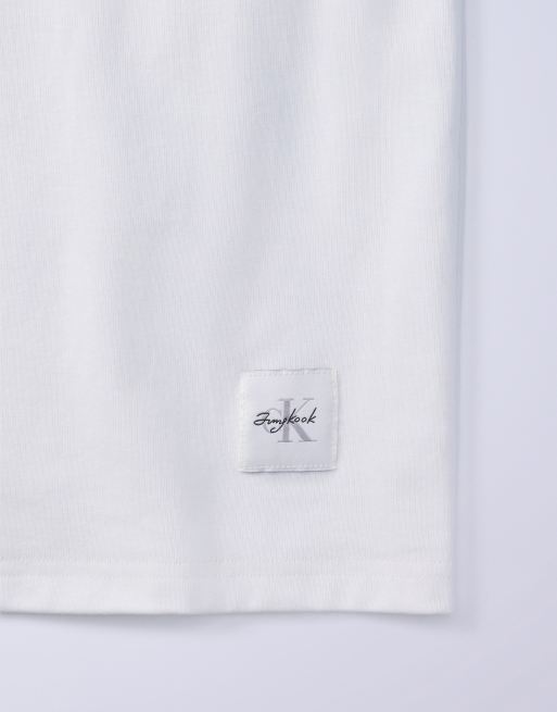 Jung Kook for Calvin Klein tank top in off-white | ASOS