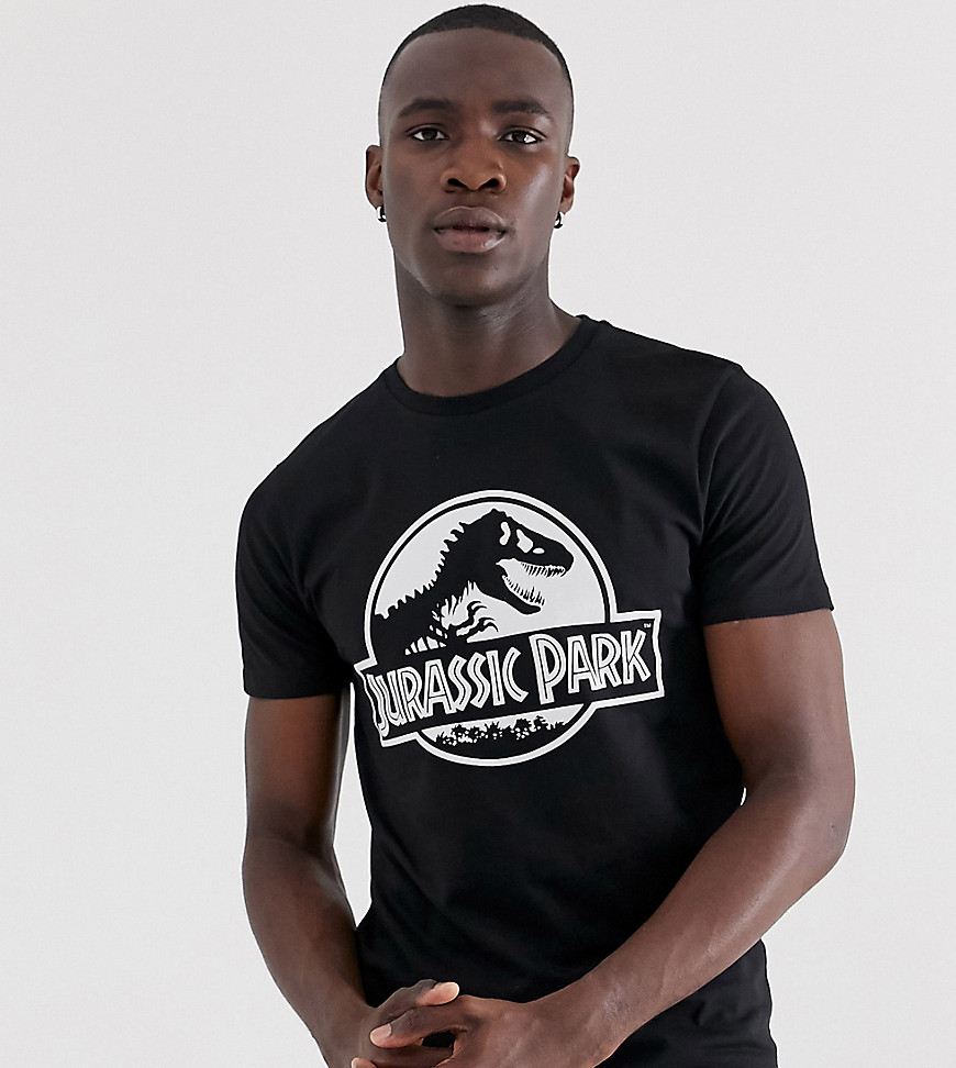 Jurassic Park T-shirt fra ASOS DESIGN Tall-Sort