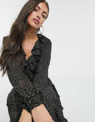 just female image maxi wrap dress