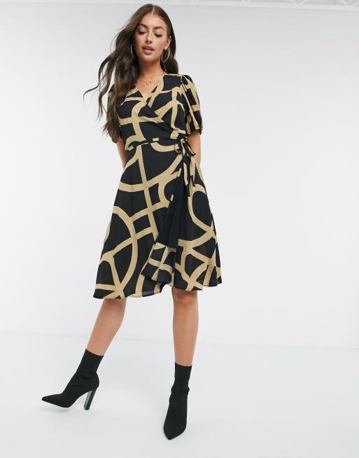 Just female sale wrap dress