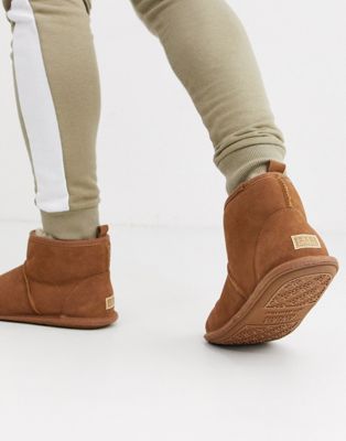 suede slipper boots