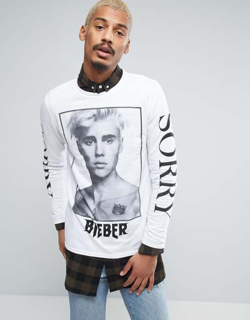 Justin bieber long outlet t shirt name