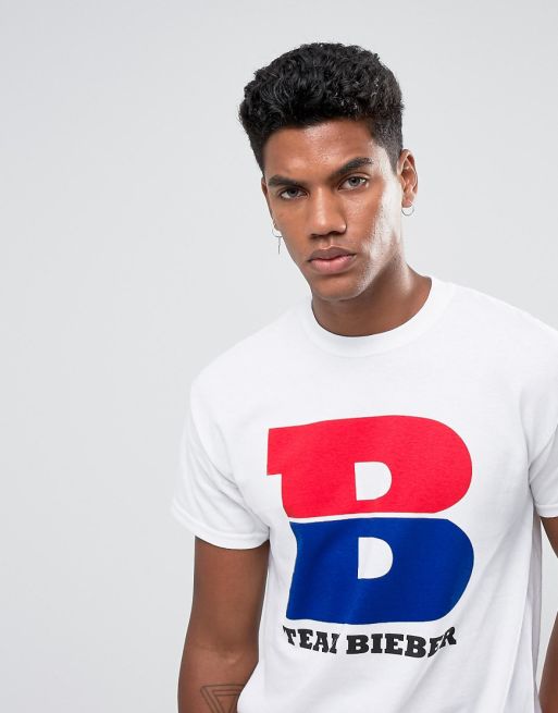 Justin Bieber Stadium Tour T Shirt In White Asos