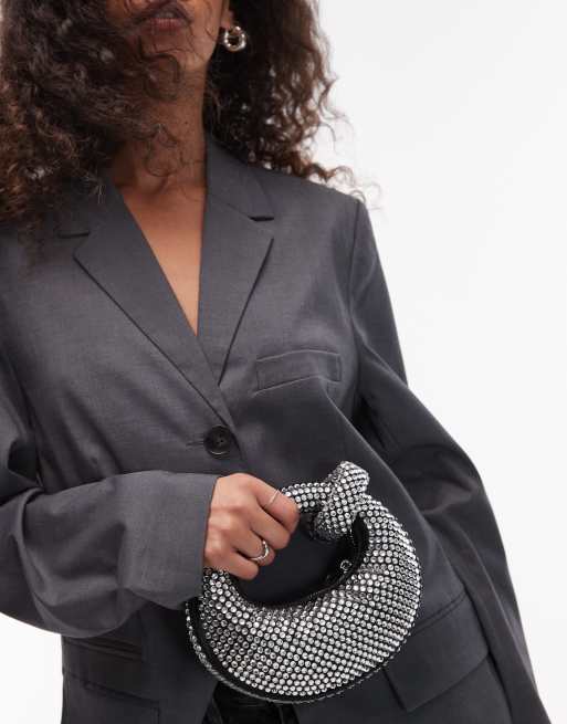 JW PEI Abacus embellished grab bag in black | ASOS