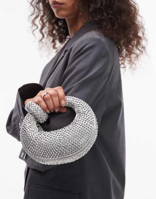 JW PEI – Abacus – Handtasche in Silber mit Verzierung , 2 von 4