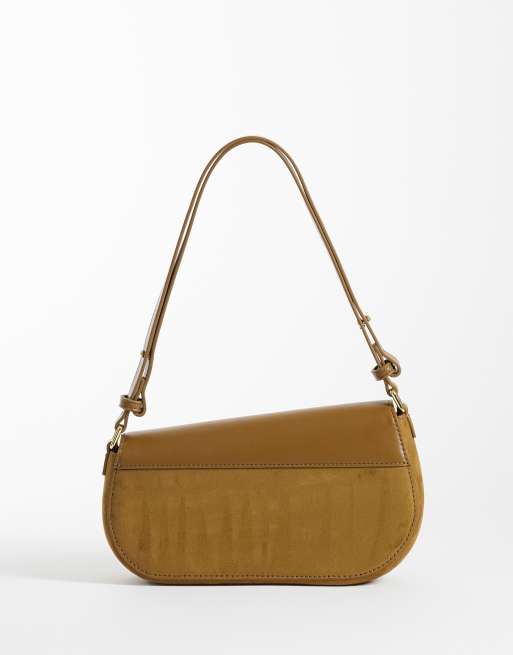 JW PEI - Addisyn - Borsa da spalla color oliva con pannelli in camoscio sintetico, 4 di 4
