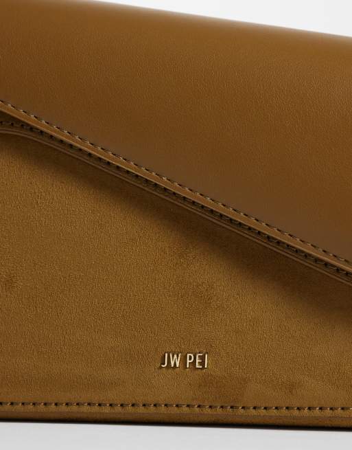 JW PEI Addisyn faux-suede panel shoulder bag in olive, 3 of 4