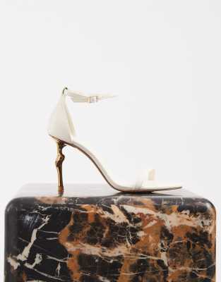 Jw Pei Alivia Double Strap Sandals - White In Multi