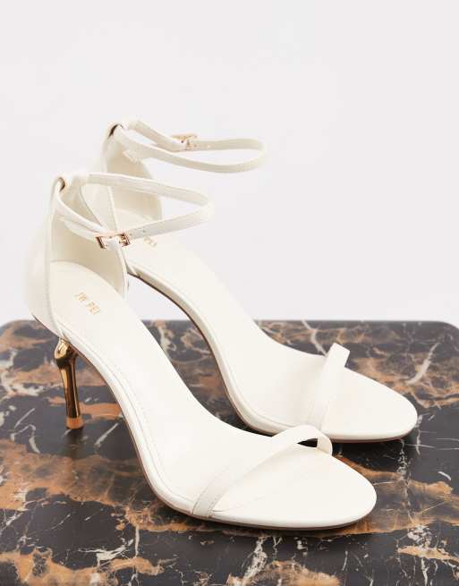 JW Pei Alivia Sandalen mit doppeltem Riemen - Weiß, 4 von 5