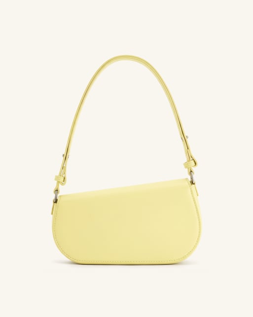JW PEI - bolso de hombro Addisyn en amarillo mantequilla, 2 de 4