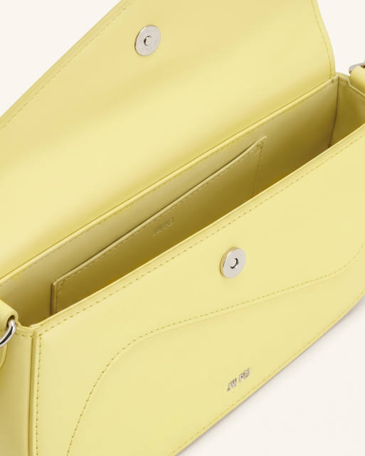JW PEI - bolso de hombro Addisyn en amarillo mantequilla, 3 de 4