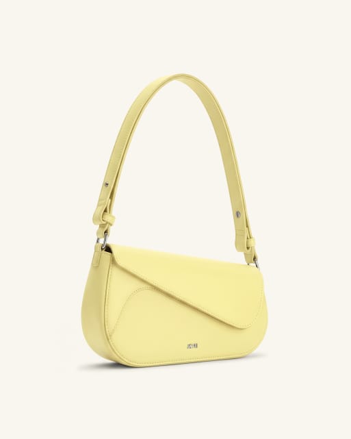 JW PEI - bolso de hombro Addisyn en amarillo mantequilla, 4 de 4