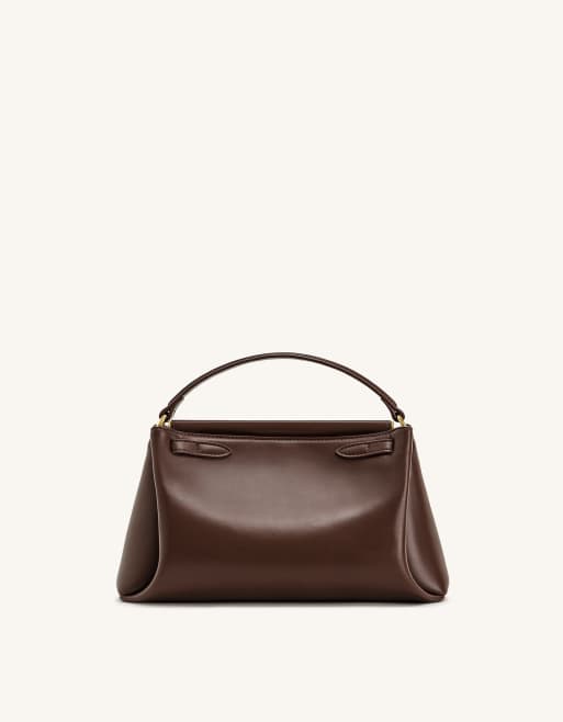 JW PEI - Bolso de mano Carmen en marrón rojizo, 4 de 4