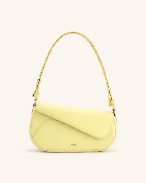 JW PEI borsa a spalla Addisyn in giallo burro - view 1