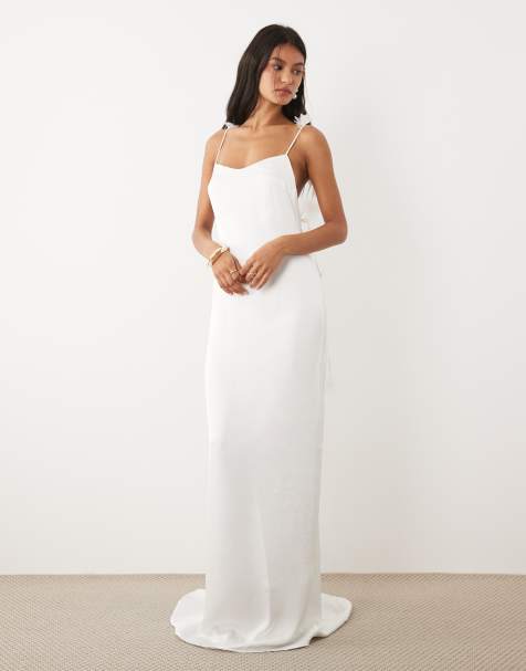 casual white backless dress Reasons to Breathe