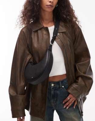 Jw Pei Carly Crossbody Saddle Bag In Black