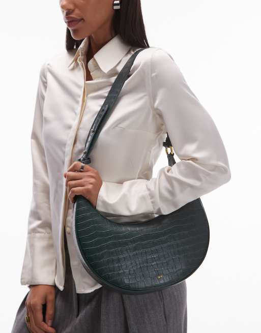 JW PEI - Carly - Mørkegrøn crossbody-saddeltaske , 2 af 4