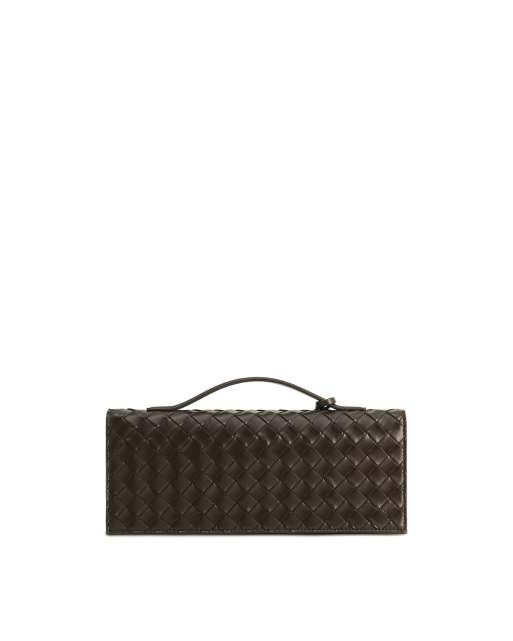JW PEI Celeste clutch bag in brown weave, 4 of 4