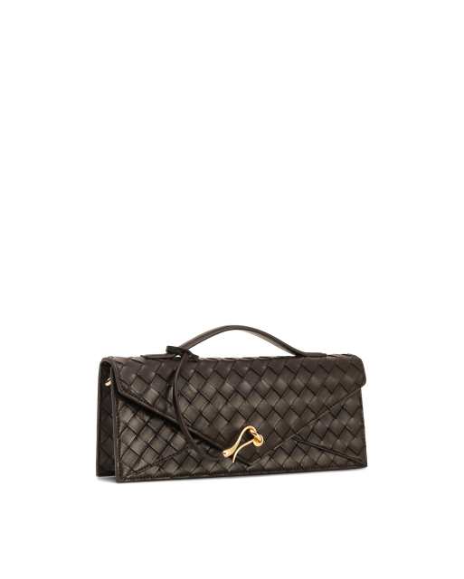 JW PEI - Celeste - Pochette effet tressé - Marron, 3 de 4